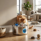 Fontaine à eau pour chat 3,2 L capteur sans fil batterie – Aqua