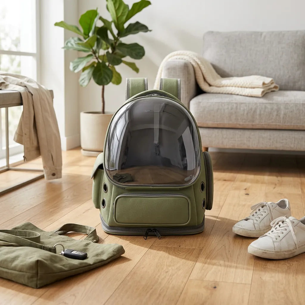 Sac de transport pour chat façade transparente 42 cm – Carry