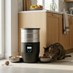 Distributeur automatique croquettes 4,5 L double bol – Duo