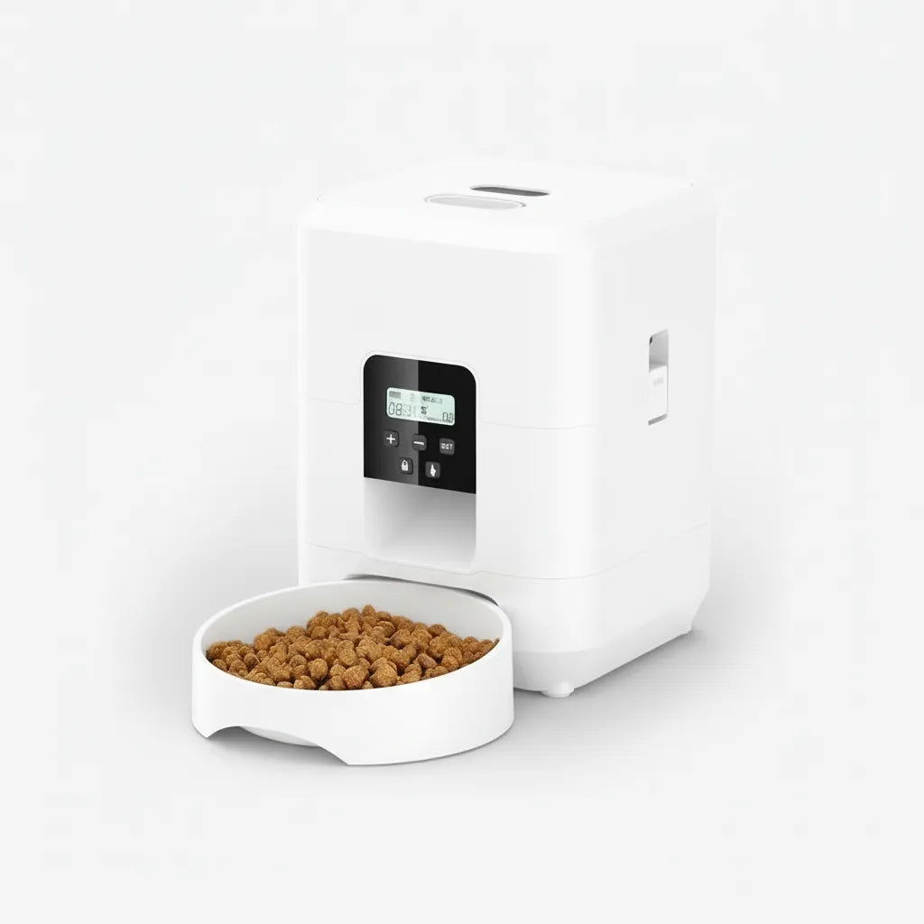Distributeur automatique pour chiens et chats Animela Feed blanc