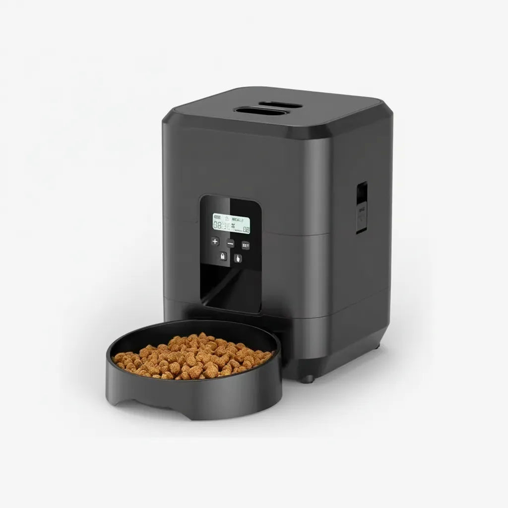 Distributeur automatique pour chiens et chats Animela Feed noir