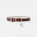 Collier pour chat cuir PU réglable avec clochette – Leather