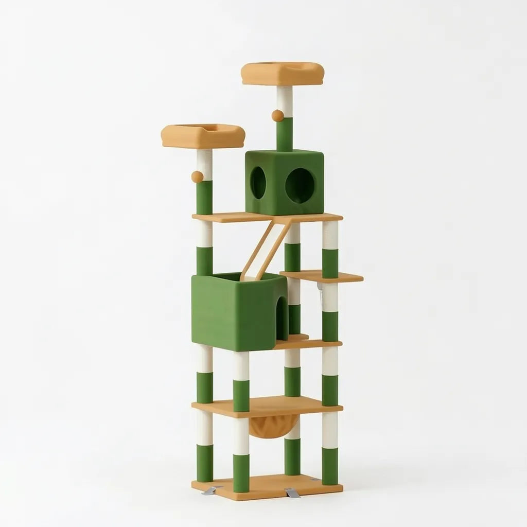 Arbre à chat Animela Loft vert