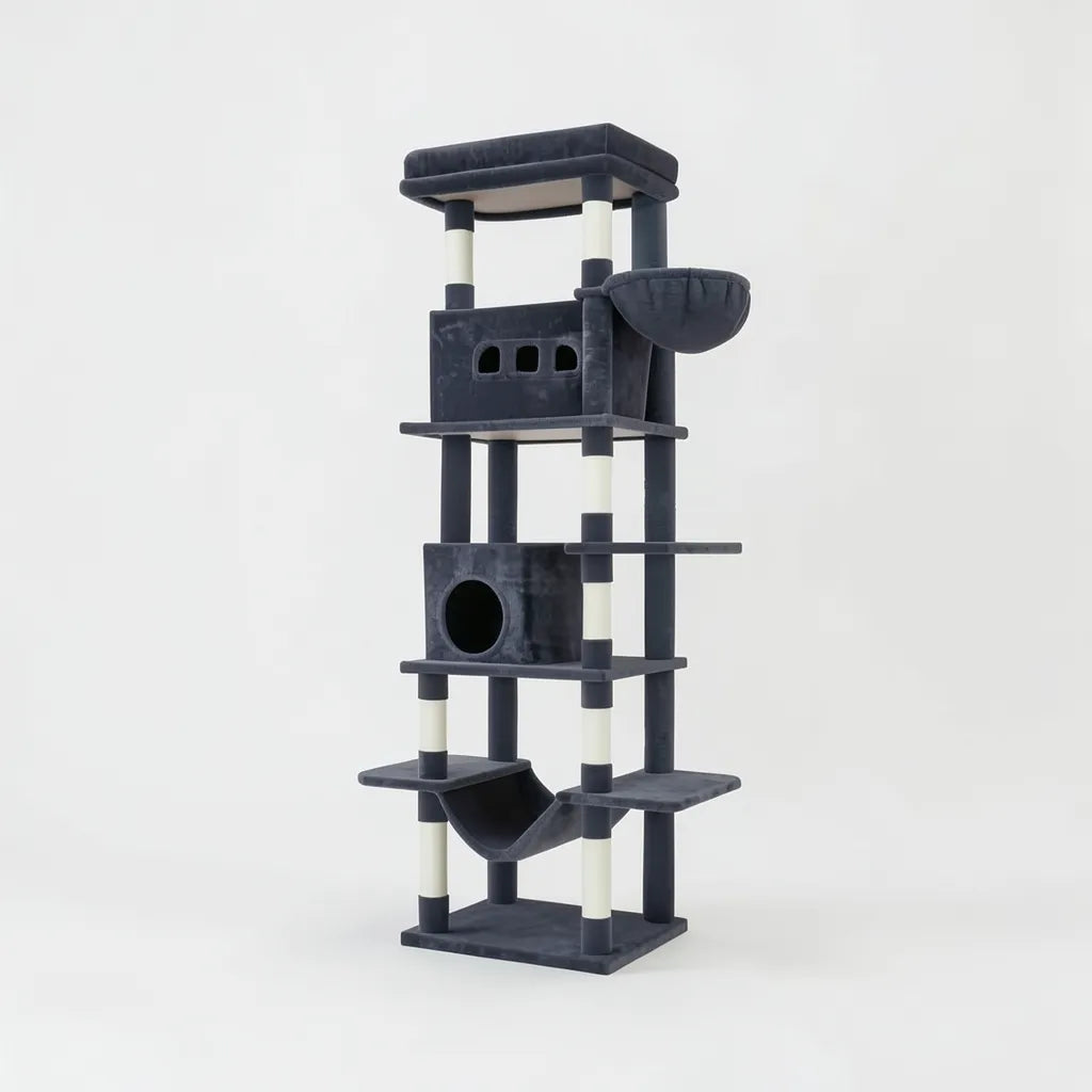 Arbre à chat Animela Nova bleu marine