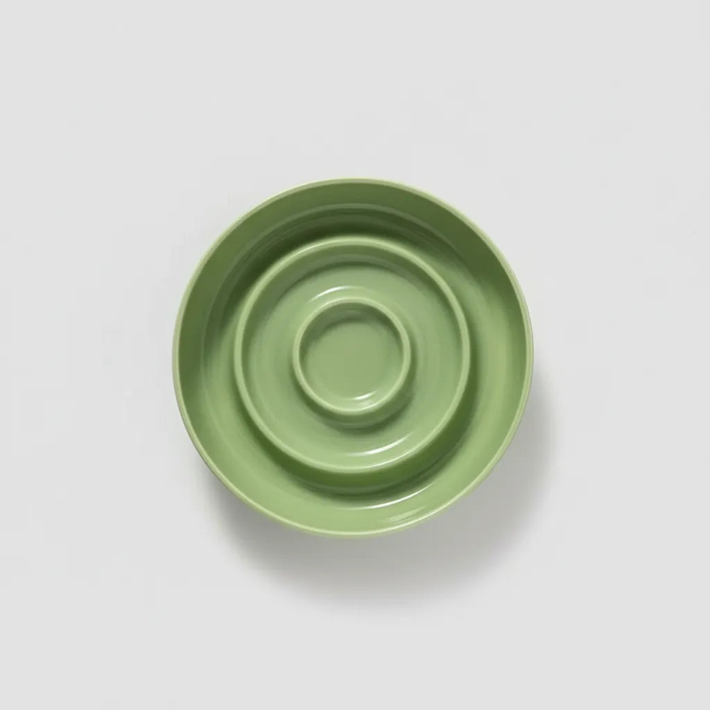 Gamelle anti-glouton pour chat et chien Animela Spiral verte