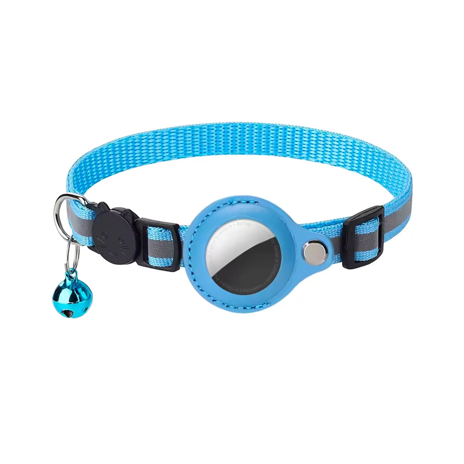 Animela Track bleu collier AirTag pour chat
