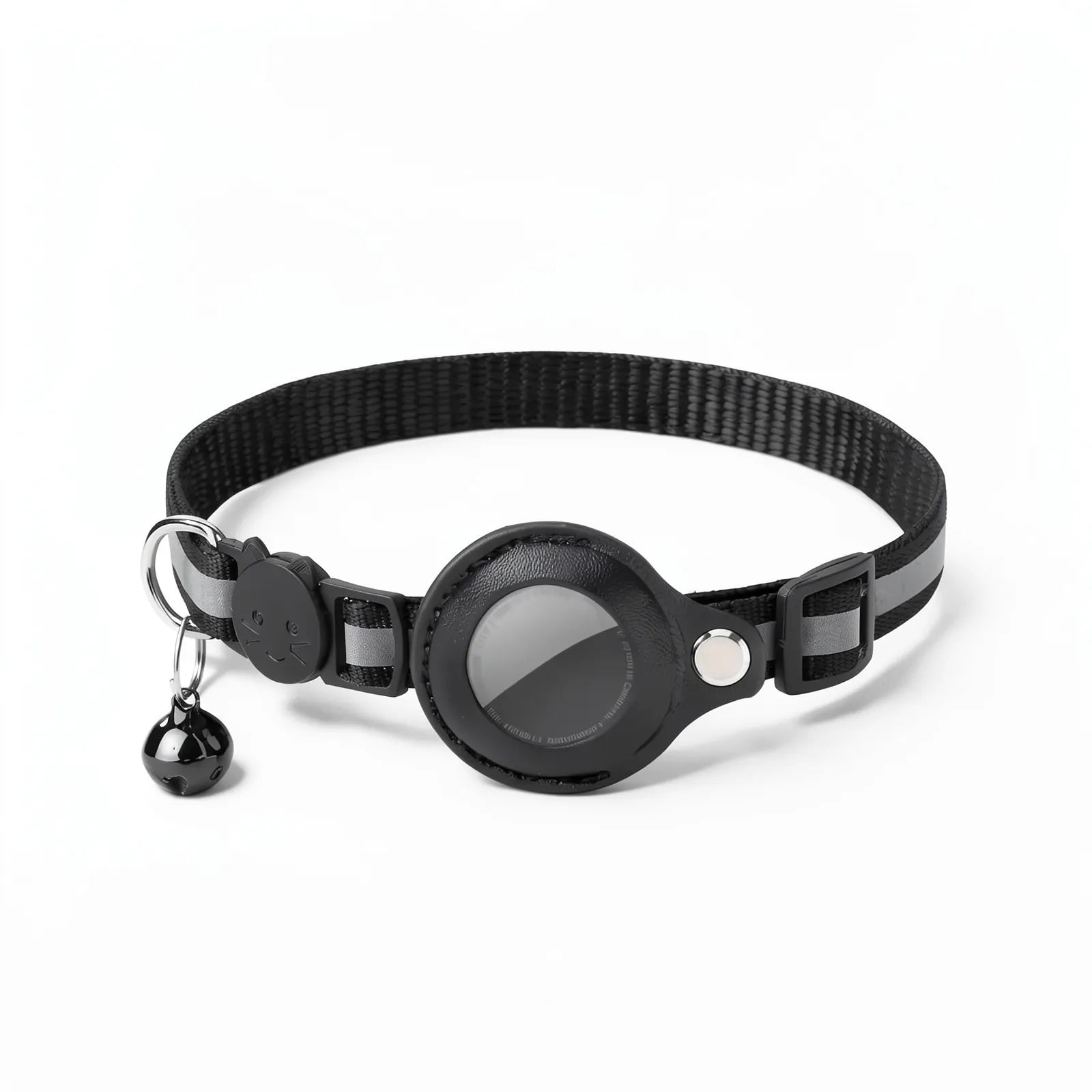 Collier pour chat AirTag bande réfléchissante clochette – Track