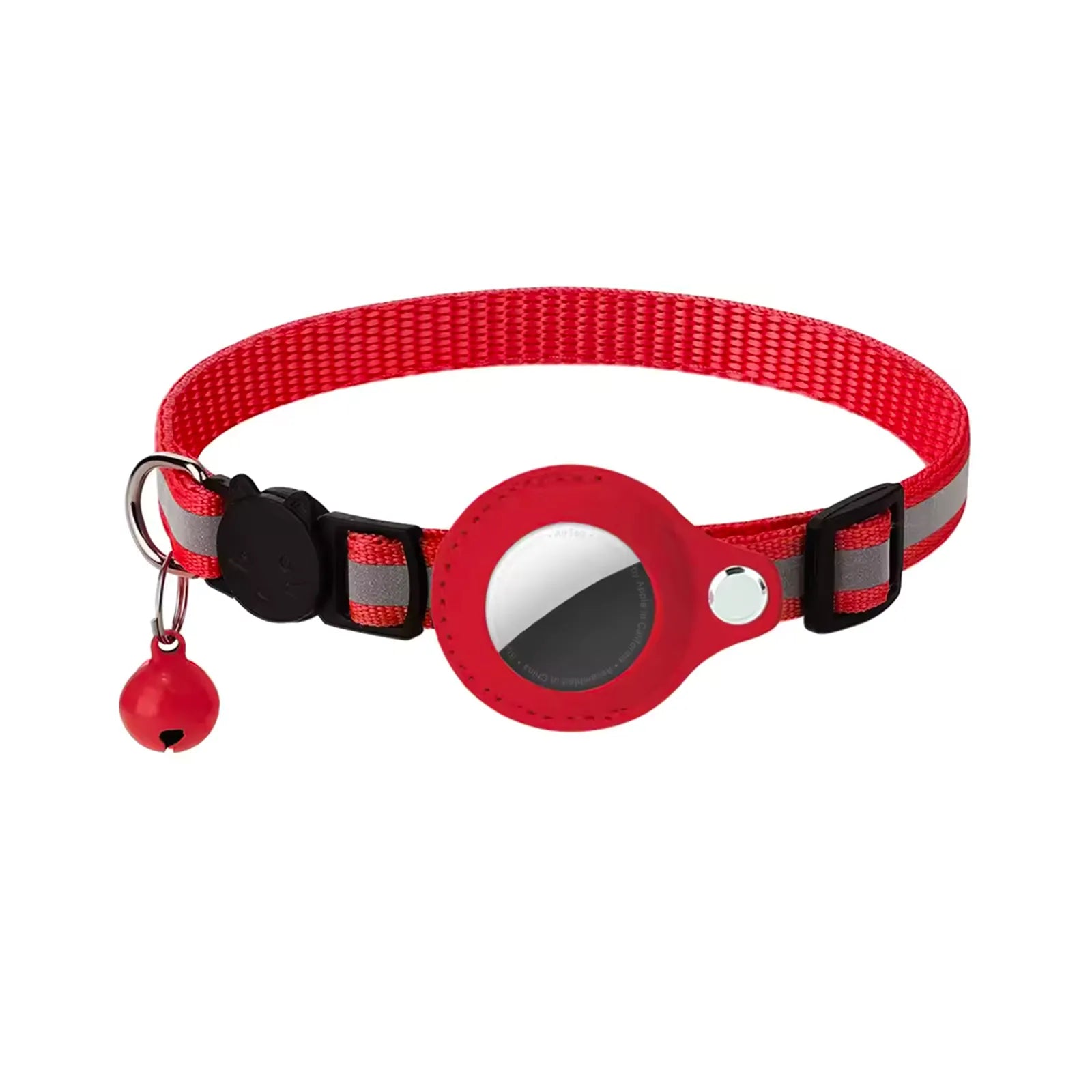 Animela Track rouge collier AirTag pour chat