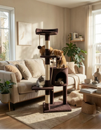 Arbre à chat 112 cm sisal espace fermé et hamac – Cozy