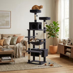 Arbre à chat 136 à 184 cm sisal plateformes rembourrées – Alto